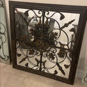 Elegant Bronze Wall Mirror Decor